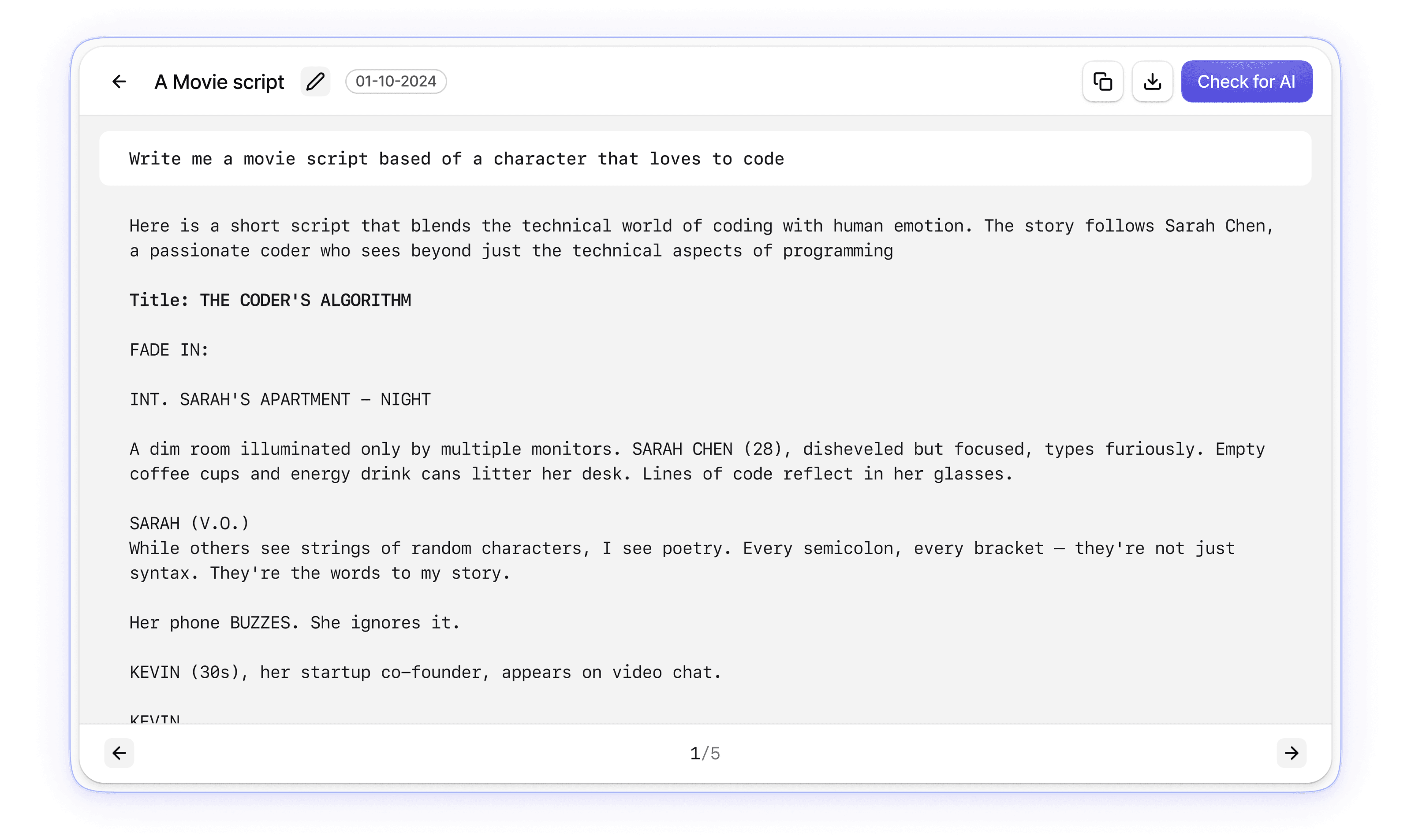 Create Authentic, Human-Quality Content Effortlessly.