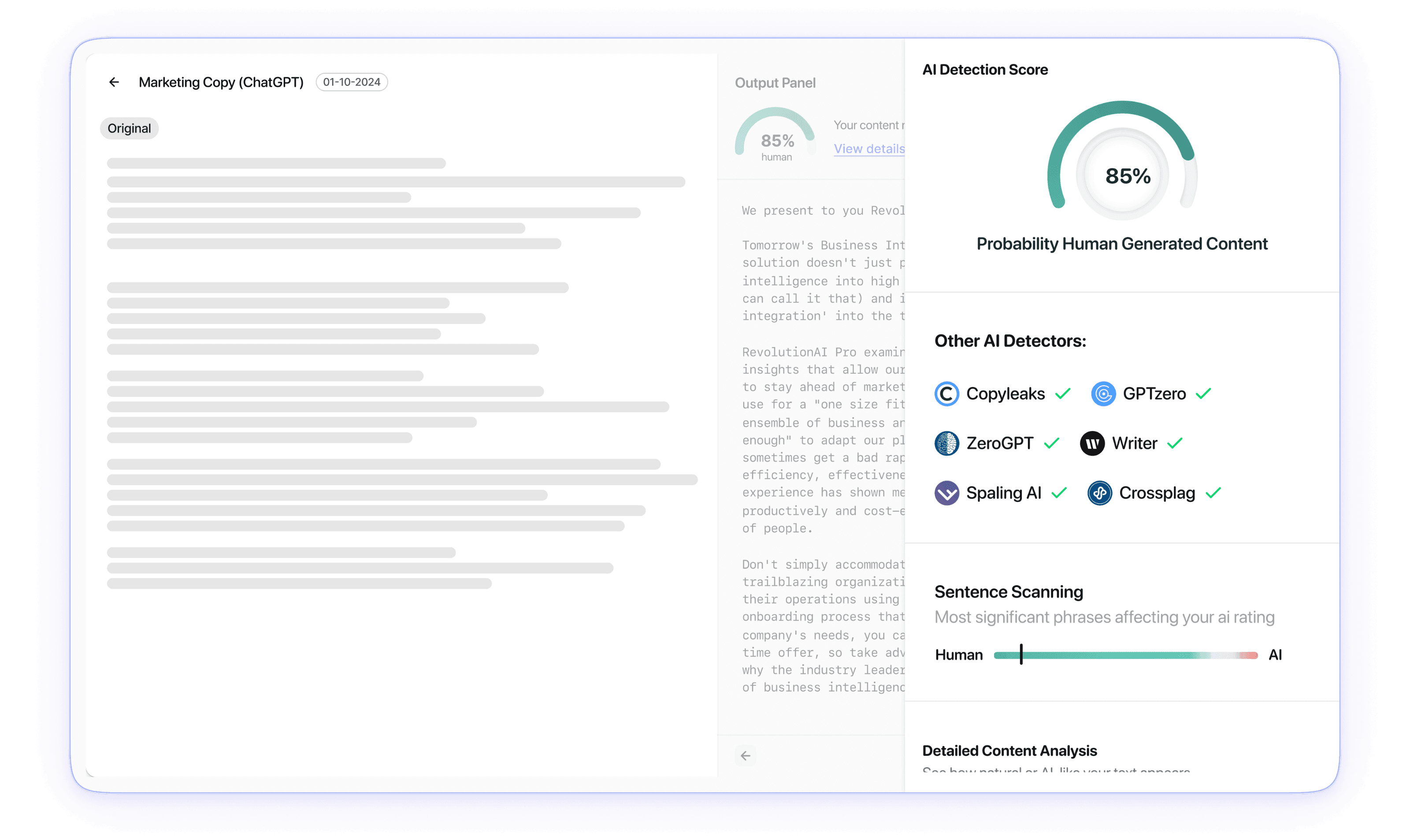 Humanize AI Text Into Authentic Human Writing.